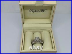 0.50ct Diamond 9ct White Gold Bridal Set By Perfect Fit H. Samuel