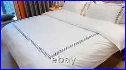 100% Egypt Cotton Bedding Set Pure Cotton Satin Strip Bed Line Duvet Cover