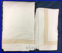 100% Egyptian Cotton 3-Piece Duvet Cover Set King Gold TLS PURE PARIMA