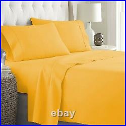 1000 TC 100% Pure Egyptian Cotton Bedding Select Item Gold Solid
