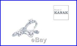 14K Gold Over Pure 925 Silver Round Diamond Engagement Ring Wedding Bridal Set