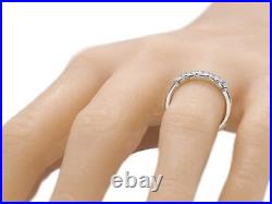14K Gold Round 5 Stone Ring with Pure Brilliance Zirconia in Shared Prong Setting