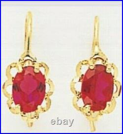 14k Gold Ruby Jewelry Set A Perfect Gift For Any Occasion