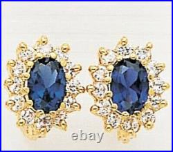14k Gold Sapphire Jewelry Set-A Perfect Gift For Any Occasion