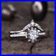 14k White Gold 2.11Ct Lab Created Diamond Engagement And Wedding Pure Ring Set