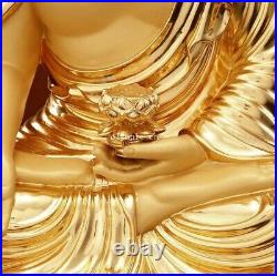 15'' Pure bronze copper gold set of three Sakyamuni tathagata Medicine Buddha