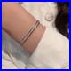 15ct Created Channel Set Baguette Diamond 14k White Gold Plated Tennis Bracelet
