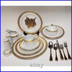 16 PCS Of Centurion Collection 9414 Pure Gold Decretive Discontinued Plate