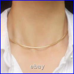 18K Pure Real Solid Gold Chain Lace Necklace Bracelet Trendy Women Fine Jewelry