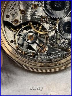 1914 Waltham A. W. W. Co. 16s 17J gold filled, perfect dial, hands, runs, sets