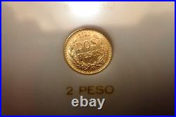 1917-1945 GOLD 2.158 ozs COINS OF MEXICO 6 COIN TYPE SET NO RESRIKES