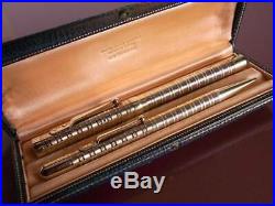 1920s Swan 14 pure gold fountain pen + pencil set prompt decision