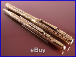 1920s Swan 14 pure gold fountain pen + pencil set prompt decision