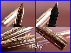 1920s Swan 14 pure gold fountain pen + pencil set prompt decision