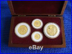 1987 California Solid Gold Coin Set. 999 1.85oz Pure American Gold