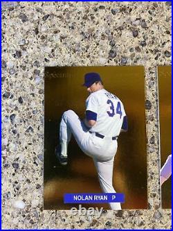 1993 Nolan Ryan Spectrum Pure Gold Set with COA MINT 3 card set