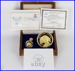 1993 Washington Mint Bill Clinton Gold Vermeil Precious Metal Proof Set with COA