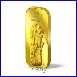 1g x 2 Merlion Fountain and SG Orchid set (Series 2) Gold Bar/ 999.9 Pure Gold