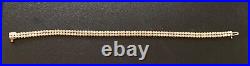 2 Carat Genuine Prong Set Diamonds Tennis Bracelet in 14k Yellow Gold 10.4 grams