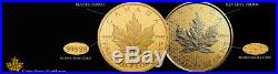 2 x Canada 2017 200$ 150 Iconic Maple Leaf SET 1oz Pure Gold Coin First & Second