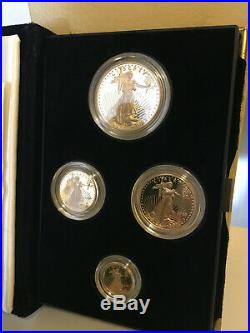 2000 American Eagle Gold Bullion Coins Proof Set 1.85oz 99.9% pure gold with COA