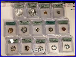 2000 S Platinum Gold and Silver 14 Coin Set All PERFECT