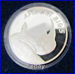 2003 African Big Five Silver Set