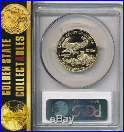 2004 W $25 Proof Gold Eagle Pcgs Pr70 Dcam Blue Label Perfect