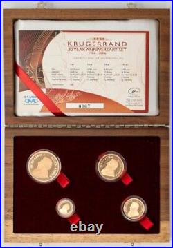 2006 South Africa Krugerrand 20 Year Anniversary Set #67 22K Gold Pure dc-1224