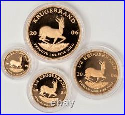 2006 South Africa Krugerrand 20 Year Anniversary Set #67 22K Gold Pure dc-1224