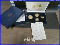 2006 W Gold Eagles 4 Coin Uncirculated Set-perfect Grading Candidates
