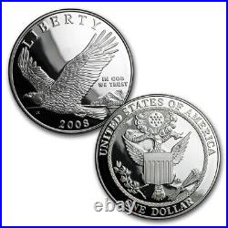 2008 Bald Eagle 3 Coin Set $5 Proof Gold, $1 Proof Silver, 50C clad proof withOGP