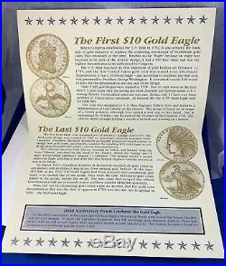 200th Anniversary US Gold Eagles Proof Set, 2x One Pound Pure Silver 32 troy oz