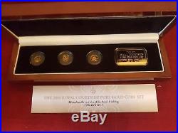 2011 The Royal Courtship 24ct Pure Gold Boxed Three Coin Set #251