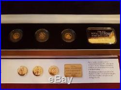 2011 The Royal Courtship 24ct Pure Gold Boxed Three Coin Set #251