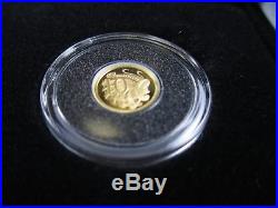 2012 GOLD PROOF SET MINIATURE PURE GOLD DECIMAL set ROYAL AUSTRALIAN MINT