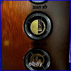 2013 Holy Land Mint Ten Commandments 24K Gold Coins Set