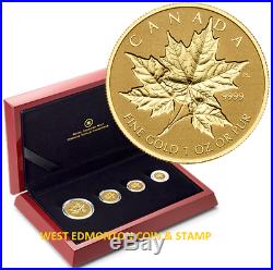 2014 Pure Gold Fractional Set The Maple Leaf