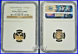 2015 Mexico Mo Proof Gold Libertad Perfect NGC PF 70 Ultra Cameo 5 Coin Set