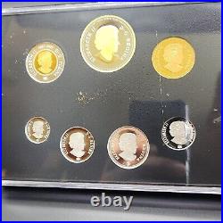 2017 CANADA 7 Pc Pure Silver Proof Set Coins Our Home & Native Land Gold Plated