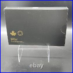 2017 CANADA 7 Pc Pure Silver Proof Set Coins Our Home & Native Land Gold Plated