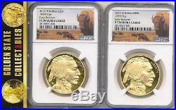 2018 W $50 Proof Gold Buffalo Ngc Pf70 Early Releases Bison Label Perfect