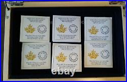 2020 Canada Alex Coville Pure Gold 6 Coin Complete Set