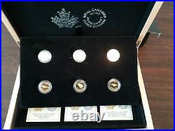 2020 Canada Alex Coville Pure Gold 6 Coin Complete Set