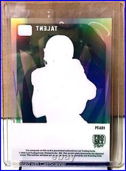 2023 Anthony Ricardson Pro Set Pure Talent GOLD 1/1 SSP Auto COLTS QB