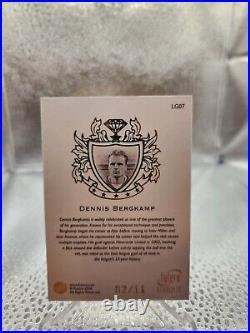 2023 Futera Dennis Bergkamp Legends Of Football Gold Frame /11