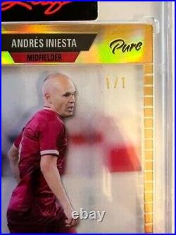 2023 Leaf Pro Set Pure'89 Pro Set Gold Spectrum #89A12 Andres Iniesta Auto 1/1