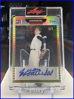 2023 Leaf Pro Set Pure Juan Marichal 1989 GOLD ONE OF ONE Auto Autograph #1/1