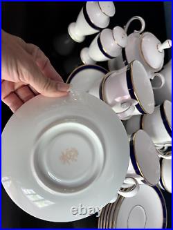 20pc Lenox Federal Cobalt Classics Collection Coffee Service for 8 perfect