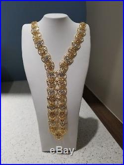 21K Gold Necklace & Earrings beautiful set 48grams 21KT Pure 2 PIECE SET